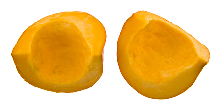 pumpkin isolated on white backgroundの写真素材