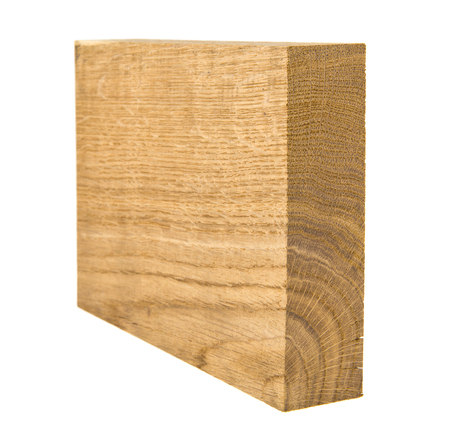wooden board isolated on white backgroundの写真素材