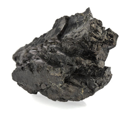 coal isolated on white backgroundの写真素材