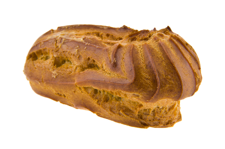 eclairs isolated on white backgroundの写真素材