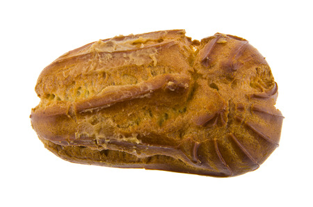eclairs isolated on white backgroundの写真素材