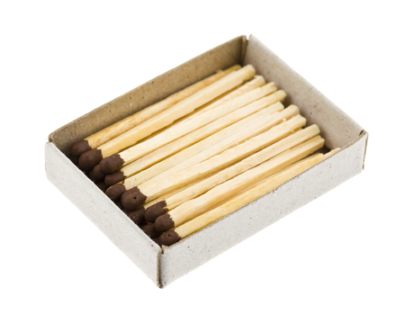 matches isolated on white backgroundの写真素材