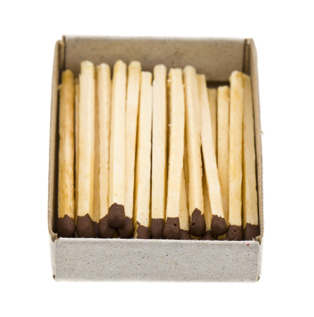 matches isolated on white backgroundの写真素材
