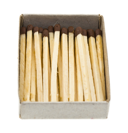 matches isolated on white backgroundの写真素材