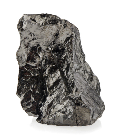coal isolated on white background close upの写真素材