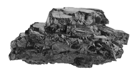 coal isolated on white backgroundの写真素材