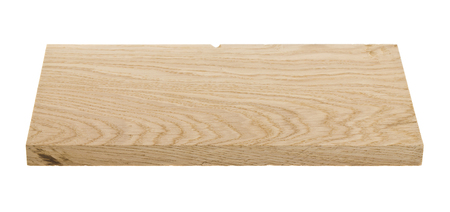 wooden board isolated on white background close upの写真素材