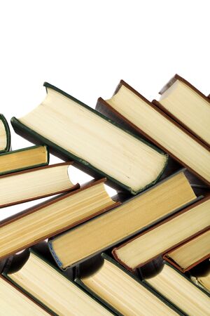 Books isolated on white backgroundの写真素材