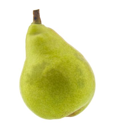 Green pear isolated on a white background.の写真素材
