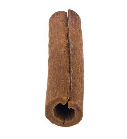 Cinnamon sticks Isolated on a white background close-up.の写真素材