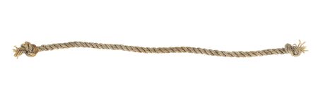 Rope Isolated on a white background close-up.の写真素材