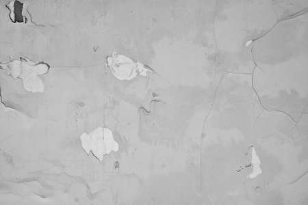 Gray plaster wall background. Texture of gray painted cement wall. Old gray wall background for design and insert text.の写真素材