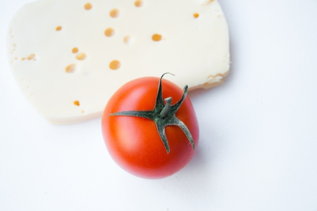 tomato and cheeseの写真素材