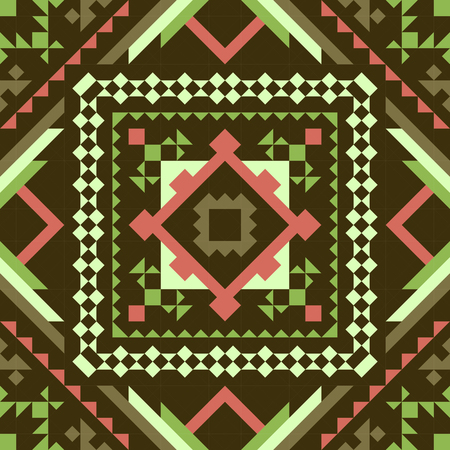 Tribal vector seamless pattern. Aztec fancy abstract geometric art print. Ethnic hipster backdrop. Wallpaper, cloth design, fabric, paper, cover, textile design template.のイラスト素材