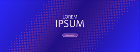 Abstract landing page in pop art style. Abstract halftone pattern with lending and social network covers. Vector illustrationのイラスト素材