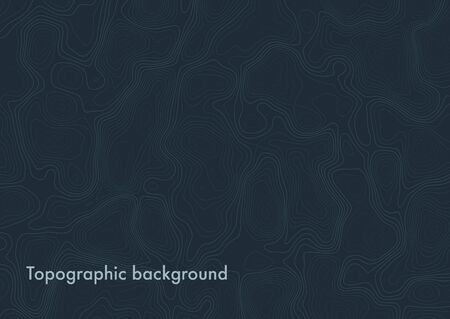Abstract background simulating a topographic map. Color contours. Vector illustrationのイラスト素材