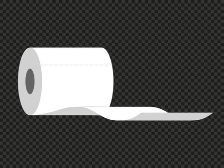 toilet paper roll. vector illustrationのイラスト素材