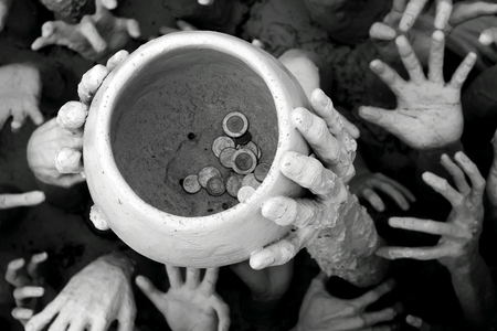 Wat Rong Khun Chiang Raiの写真素材