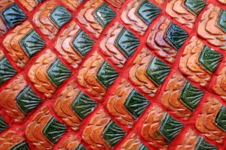Sculptured wood kanok pattern beautifulの写真素材