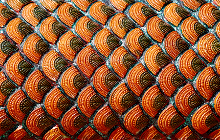 Sculptured wood kanok pattern beautiful