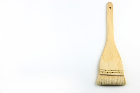 Converting wood watercolor white backdrop.の写真素材