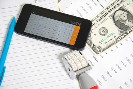 Financial accounting  analysisの写真素材