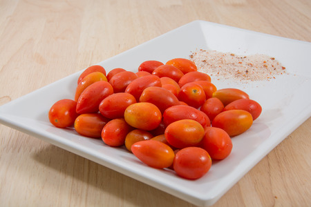 cherry tomatoesの写真素材