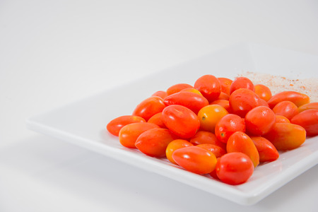 cherry tomatoesの写真素材