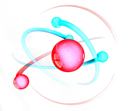 Atom moleculeの写真素材