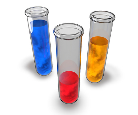 Test tube chemical analysis laboratoryの写真素材