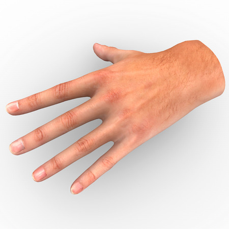 Hand and fingersの写真素材
