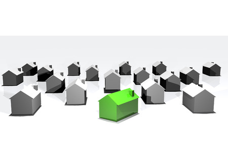 Ecological house clean energyの写真素材