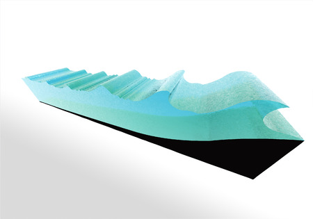 Formation of waves, ocean seaの写真素材