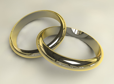 Wedding rings, marriage, family, loveの写真素材
