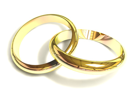 Wedding rings, marriage, family, loveの写真素材