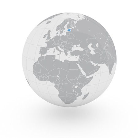 Globe Europe Estoniaの写真素材