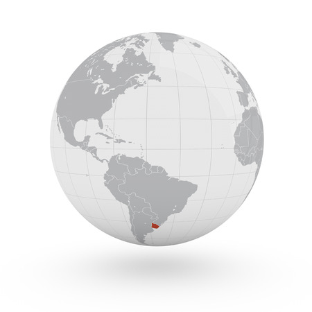 Globe America Uruguay の写真素材
