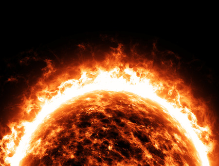 Sun Star space universeの写真素材