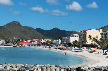 Philipsburg, dock, pier, harbor, beach, St Martin, Saint Martin