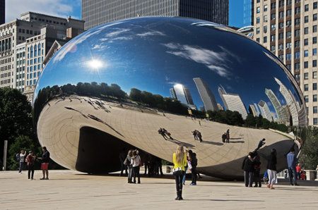 Chicago: reflections on Cloud Gate, September 22, 2014