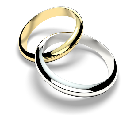Rings, wedding rings, marriage, family, loveの写真素材