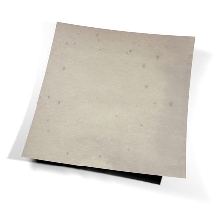 Sheet with curled corners, pergament effect. 3d renderingの写真素材