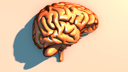 Brain degenerative diseases, Parkinson, synapses, neurons, Alzheimer's, 3d renderingの写真素材