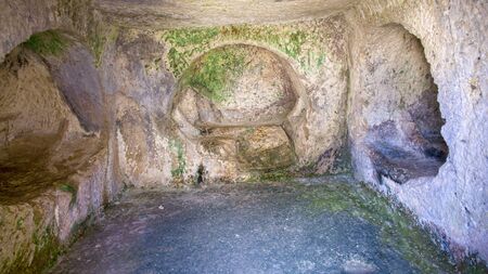 Pirin Ruins. Perre antik kenti, a small town of Commagene Small town and necropolis. 07/03/2019. Adiyaman. turkeyの写真素材