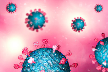 Coronavirus. Microscopic view of covid-19. How SARS-Cov-2 is made. Scientific analyzes and studies....