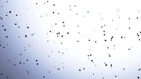 Rings and asteroids, Kuiper belt. Debris. Space and solar system. Rings around a planet. Worlds and universes to explore. New spatial observations and new discoveries. 3d renderの写真素材
