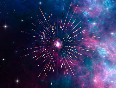 Most of the energy of a collapsing supernova is radiated in the form of neutrinos, produced when protons and electrons in the nucleus combine to form neutronsの写真素材