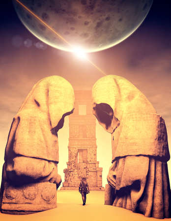 Fantasy landscape, explorer and archaeologist. Ancient civilizations, secrets and mysteries....