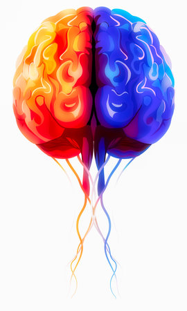 Neurology, philosophy: connections, the development of thought and reflection, the infinite possibilities of the brain and mind. Human anatomy. digital realityの写真素材