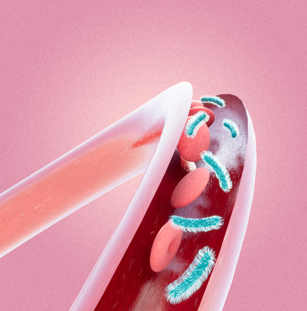 Blood flow, vein and red blood cells and presence of sepsis. It is a potentially life-threatening...
